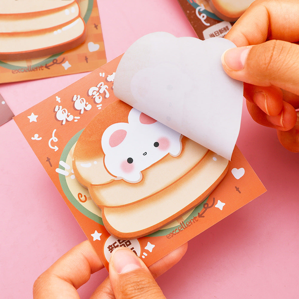 School Supplies Student Cute Cartoon Animal Kawaii Sticky Notes Memo Pads for Kids