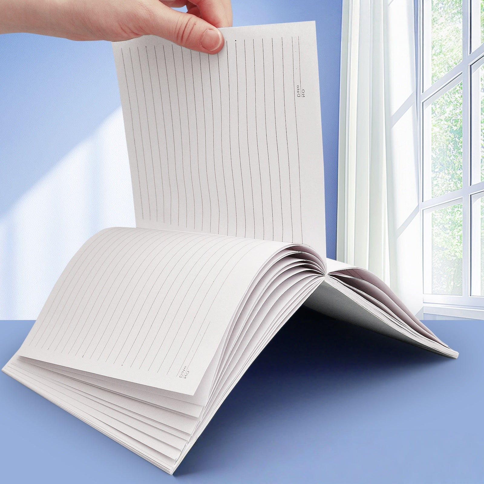 Thickened Horizontal Line Ink-Proof Soft Stationery for Student Notebook Study Diary Work Notepad