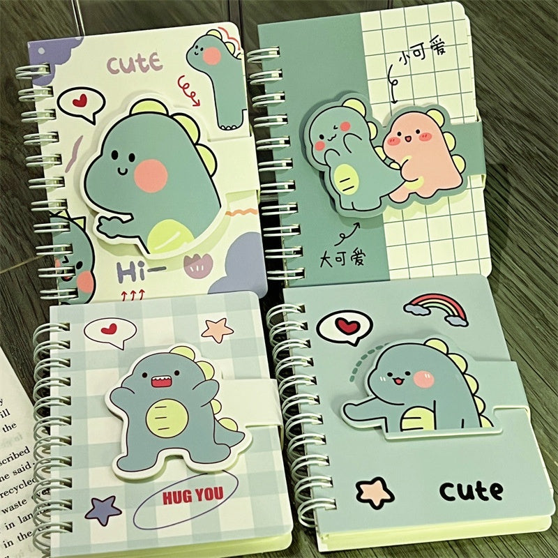 Cute A7 Spiral Notebook Memo Pad 80 Sheets Mini Note Book Journal Planner for School Office