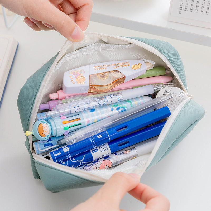 Large Capacity Portable Pencil Case Creative Multifunctional Stationery Organizer for Students