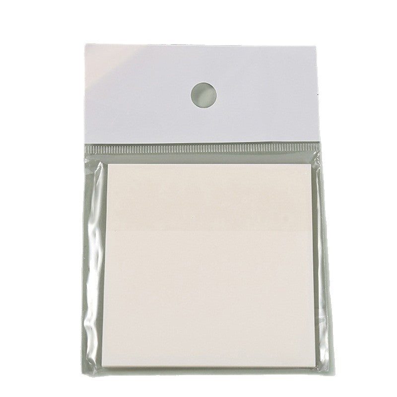 50 Sheets Transparent Sticky Notes Waterproof Memo Pad for Journal School Office Stationery