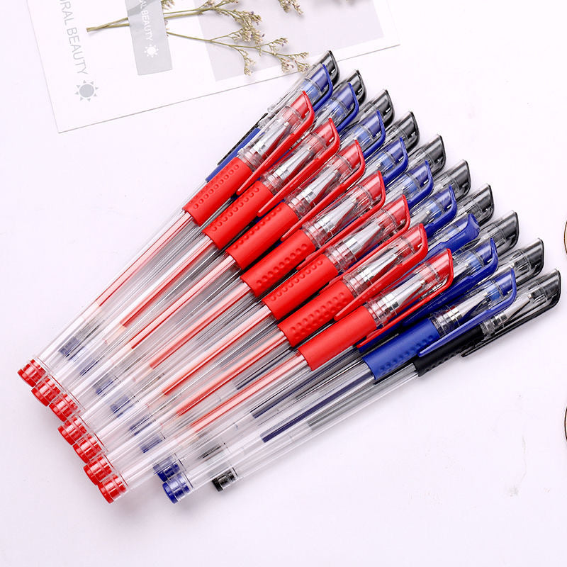 0.5mm Fine Point Gel Pens Blue Black Red 3 Colors Neutral Pens School Office Writing Stationery